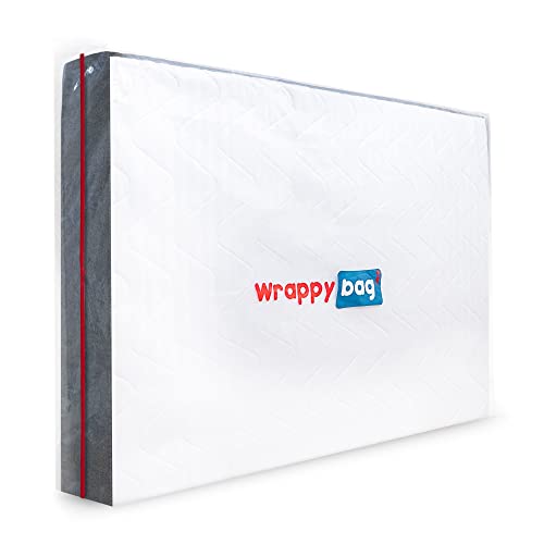 WRAPPYBAG – Funda Protectora para Colchón de Plástico – 5 Tamaños Disponibles – Bolsa de Almacenamiento Impermeable y Resistente – Ideal para Mudanza, para Almacenamiento, o para Transporte