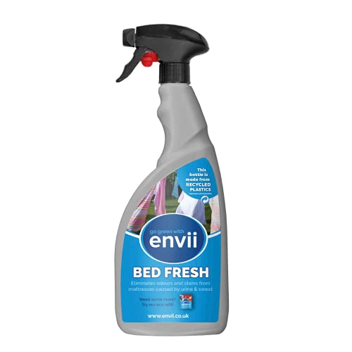 Envii Bed Fresh – Ambientador Cama Natural - Neutralizador de Olores Spray Limpieza Colchones - Elimina Malos Olores y Manchas del Colchón - 750ml