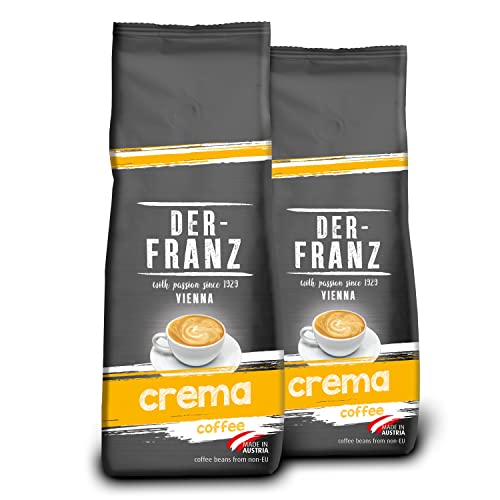 Der-Franz - Café Crema con certificación UTZ, molido, 2 x 500 g