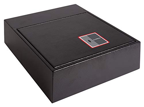 Arregui 20000-S7K- Caja fuerte camuflada para zócalo de armario, color negro