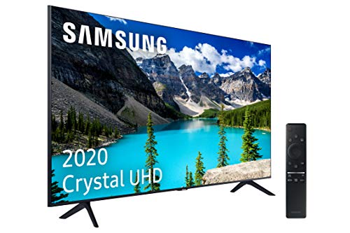Samsung UHD 2020 55TU8005 - Smart TV de 55' 4K, HDR 10+, Crystal Display, Procesador 4K, PurColor, Sonido Inteligente, One Remote Control y Asistentes de Voz Integrados, con Alexa integrada