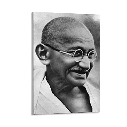 Póster de Mahatma Gandhi de los Reformadores hindúes de Mahatma Gandhi Obras de Arte de la Pared de la Pintura de la Lona Decoración del Hogar Pósters 20x30 pulgadas (50x75cm)