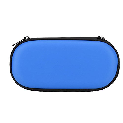 Eboxer Estuche Rígido Protector, Bolsa de Viaje Impermeable y a Prueba de Golpes Carry Pouch con Bolsillo Tipo Malla para Sony PS Vita(Azul)