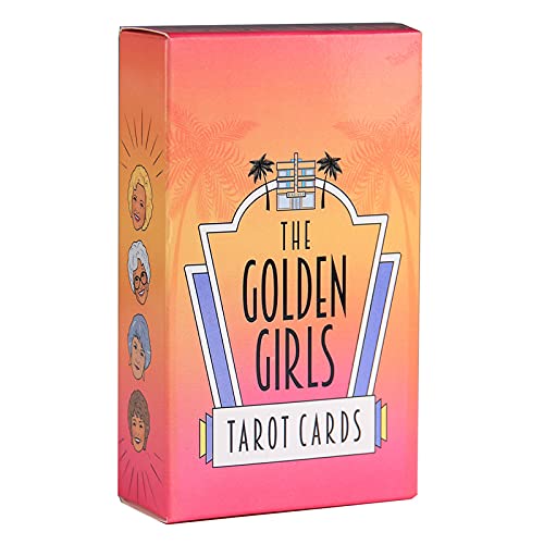 LACALA The Golden Girls Tarot,Juego de cartas de tarot de destino de adivinación,Adecuado para tarjetas de juego de mesa de fiesta y vacaciones