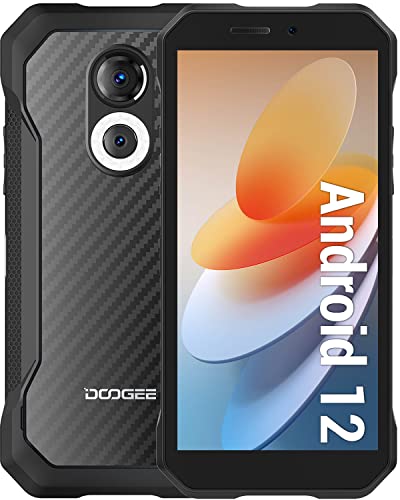 DOOGEE S61 [2023] Movil Resistente Android 12, 6GB+64GB, Ampliable 512GB Telefono Movil Todoterreno, 20MP Visión Nocturna Cámara, 5180mAh Batería, Pantalla 6' HD+, IP68IP69K/NFC/WIFI5G-Huella Dactilar