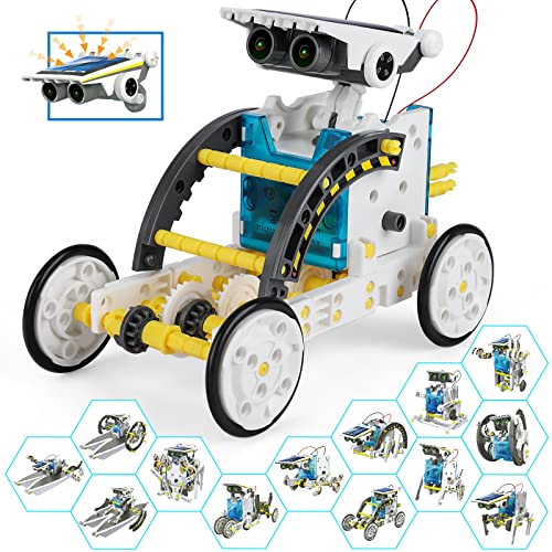 Robot Juguetes Stem Robots Solar 13 en 1 Juegos Educativos Robotica Ciencia Construcción de Juguetes Robótica Manualidades Kit Regalos para Juegos Niños Niña de 10 11 12 13 14 Años