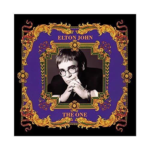 Elton John - Póster de lienzo para pared, diseño de álbum de Elton John