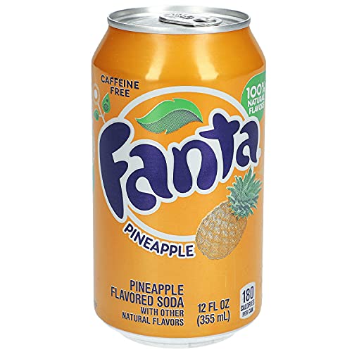 Fanta - Lata de Fanta sabor piña (33 cl)