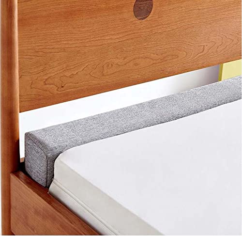 Acolchado grueso de espuma viscoelástica para cama/sofá, cojín para reposabrazos largo cama king size, cojín para protección del cabecero, funda extraíble y lavable