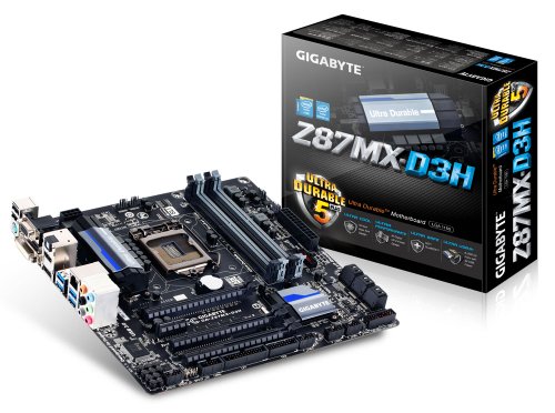Gigabyte GA-Z87MX-D3H - Placa Base (Socket Intel LGA1150, 4 x DDR3 DIMM hasta 32 GB, Multi-GPU, 6 x SATA, Audio 7.1)