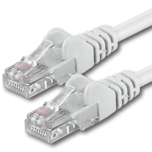15m - blanco - 1 pieza - Cable de red Ethernet con conectores RJ45 CAT6 CAT 6 Cat.6 1000 Mbit/s
