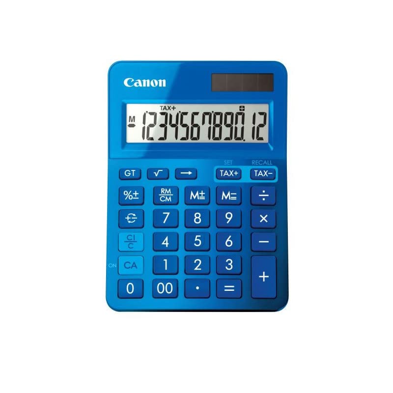 Canon 9490B001 - Calculadora de sobremesa, color azul