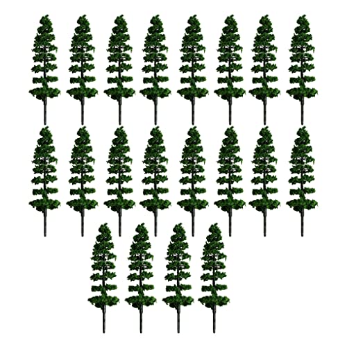 20 piezas árbol artificial realista hecho a mano reutilizable modelo de enseñanza hacer decoraciones hogar paisajismo árboles falsos
