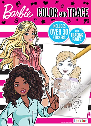 Barbie Color and Trace / Trace and Learn